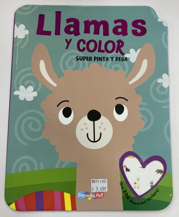 Llamas y color | Super pinta y pega